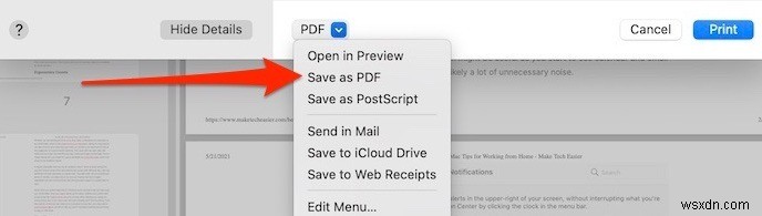 Mac의 PDF 문서에서 페이지를 추출하는 방법 