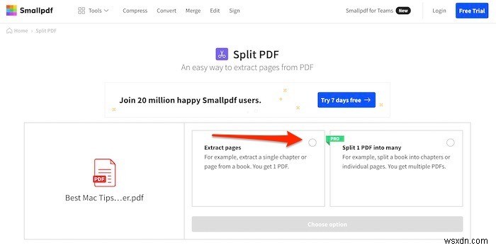 Mac의 PDF 문서에서 페이지를 추출하는 방법 