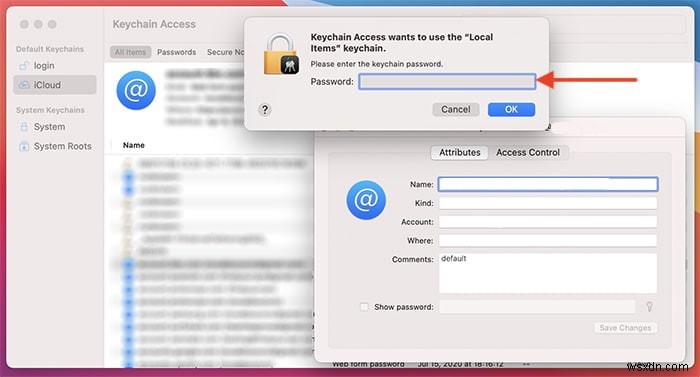macOS, iPadOS 및 iOS에서 iCloud 키체인에 저장된 암호를 보는 방법 