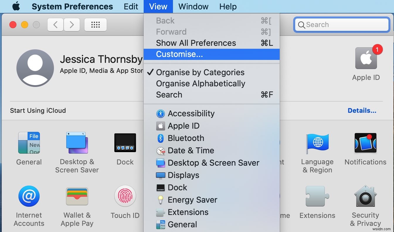 Mac에서 환경 설정 창을 제거하고 구성하는 방법 