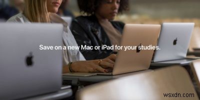 Apple Education Store에서 학생 할인 받기 