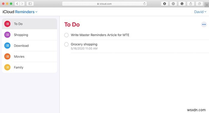 macOS에서 미리 알림 앱을 마스터하는 방법 