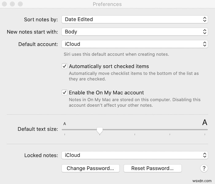 macOS Notes 앱을 시작하는 방법 