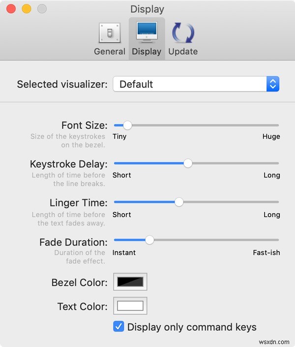 macOS에서 화면 키 누름을 표시하는 방법 
