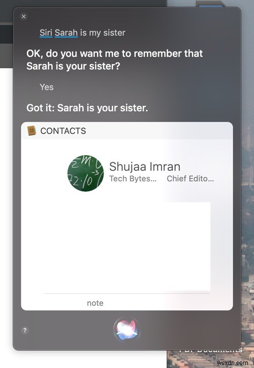 Mac에서 연락처에 관계를 추가하는 방법 