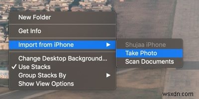 macOS에서 연속성 카메라를 사용하여 iPhone에서 사진을 삽입하는 방법 