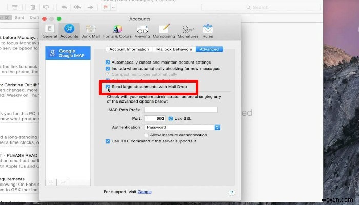 Apple Mail Drop을 사용하여 대용량 파일을 온라인으로 보내는 방법 