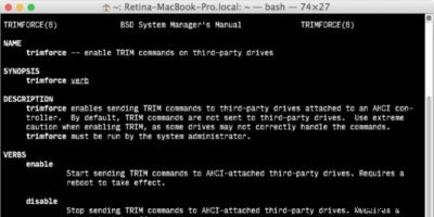 Mac에서 타사 SSD에 대해 TRIM을 활성화하는 방법 