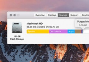 macOS Sierra의 제거 가능한 공간 이해 및 이를 사용하여 하드 드라이브 공간을 최적화하는 방법 