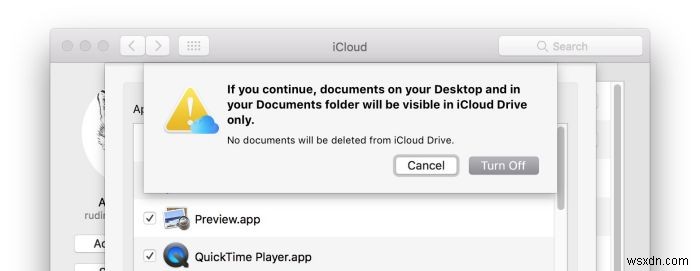 macOS Sierra에서 iCloud 데스크탑 및 문서 동기화 문제 해결 