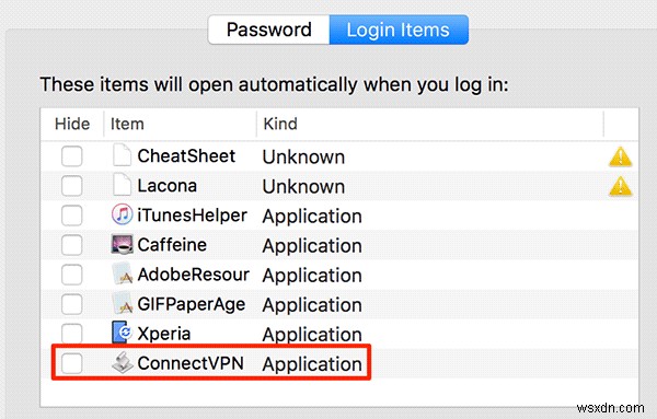 Mac을 시작할 때 VPN에 자동으로 연결하도록 하는 방법 