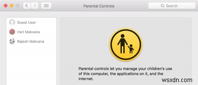 Mac에서 한 계정에서 다른 계정으로 자녀 보호 기능을 복사하는 방법 