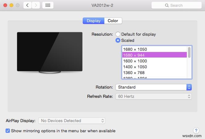 Mac OS X에서 디스플레이에 대한 사용자 정의 해상도 설정하기 