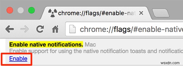 Mac에서 Chrome의 기본 알림을 활성화하는 방법 