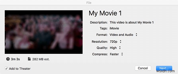 Mac에서 iMovie를 사용하여 비디오 파일에서 오디오를 제거하는 방법 