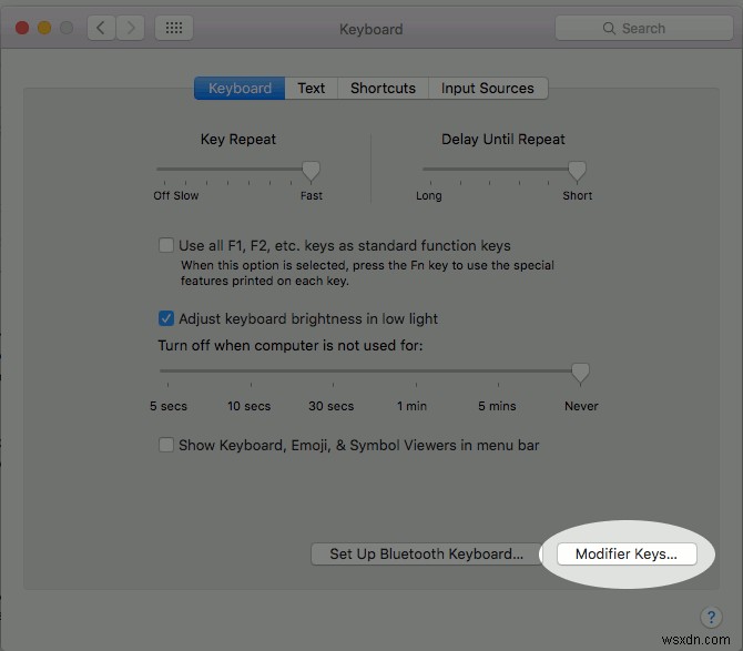 Mac OS X에서 제어 및 명령 키를 전환하는 방법 