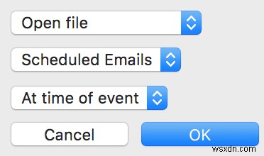 Mac용 메일 앱에서 이메일을 예약하는 방법 