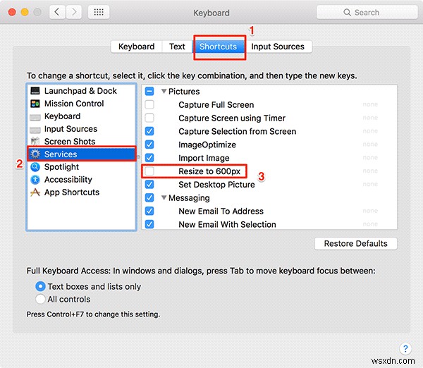 Mac의 상황에 맞는 메뉴에서 서비스를 제거하는 방법 