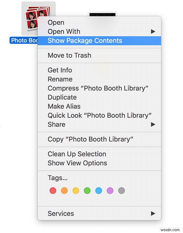 Mac에서 Photo Booth 이미지에 액세스하는 방법 