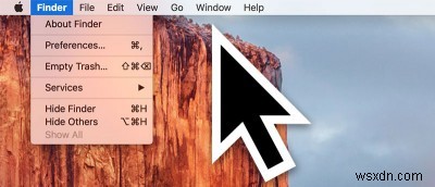 OS X El Capitan에서 커서가 커지는 것을 막는 방법 