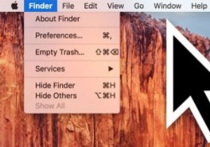 OS X El Capitan에서 커서가 커지는 것을 막는 방법 