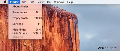 OS X El Capitan에서 메뉴 표시줄을 숨기는 방법 