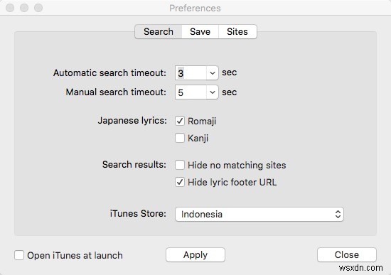 Singer Song Reader로 iTunes 노래 가사 검색, 저장 및 표시 