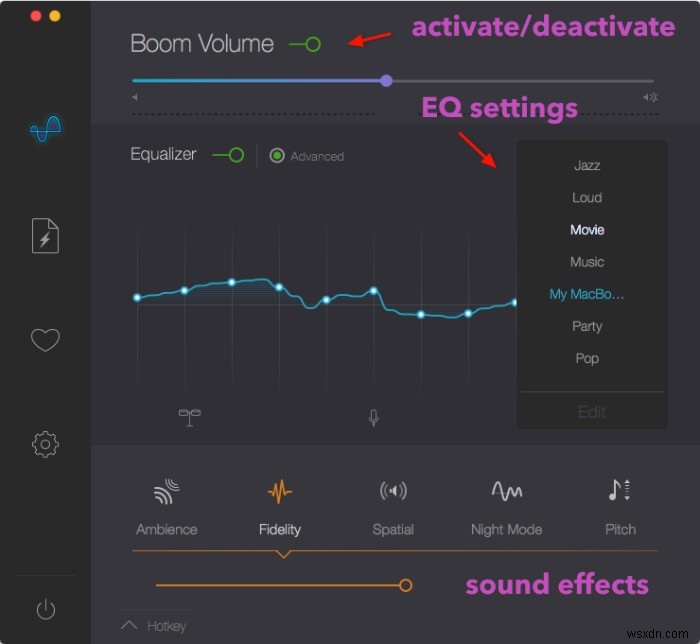 Boom으로 Mac 사운드 품질 향상 