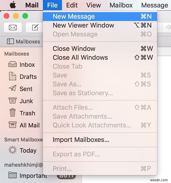 OS X용 Mail에서 HTML 서명을 만드는 방법 