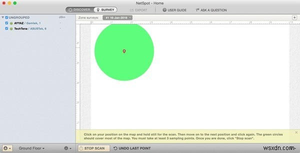 OS X용 NetSpot을 사용하여 WiFi 네트워크 최적화 