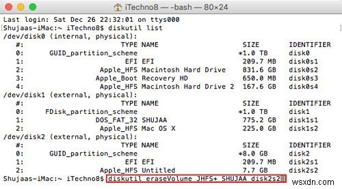 OS X에서 외장 드라이브를 포맷하는 방법 
