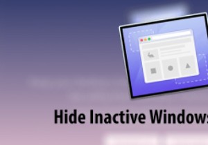 Mac에서 비활성 Windows를 숨기는 방법 