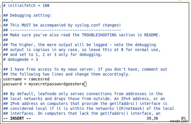 Leafnode를 오프라인 USENET 서버로 설정하는 방법 