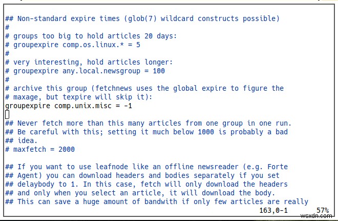 Leafnode를 오프라인 USENET 서버로 설정하는 방법 