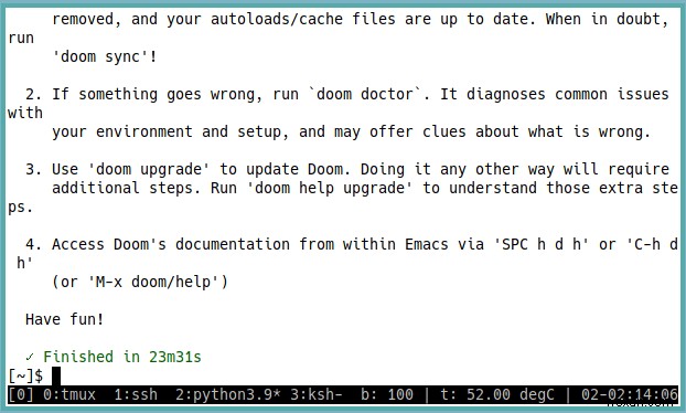 Doom Emacs 란 무엇이며 설치 방법 