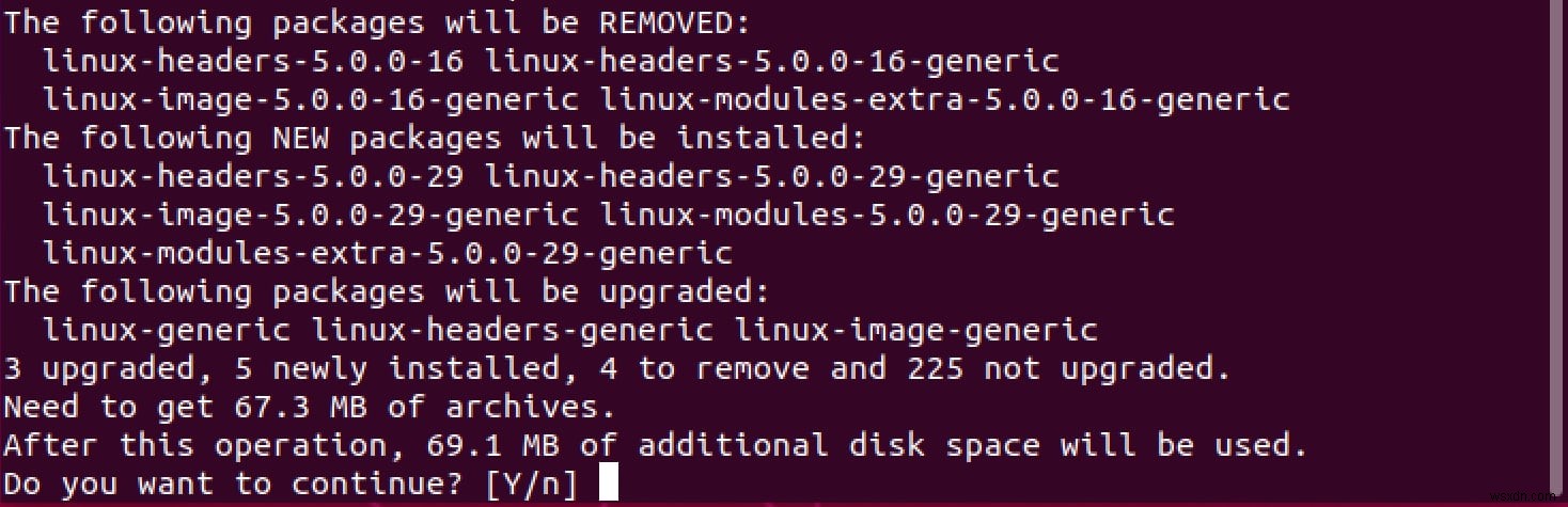 Linux에서 커널을 다운그레이드하는 방법 