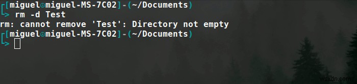 Linux에서 디렉토리를 삭제하는 방법 