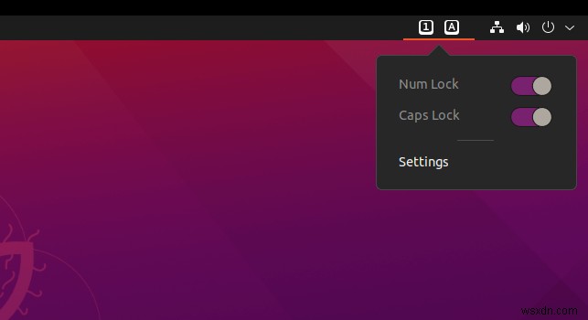 Ubuntu에서 Caps Lock 키 표시기를 활성화하는 방법 