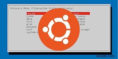 Ubuntu에서 복구 모드(안전 모드)로 부팅하는 방법 