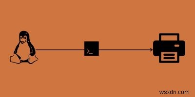 Linux에서 lp 명령을 사용하여 터미널에서 파일을 인쇄하는 방법 