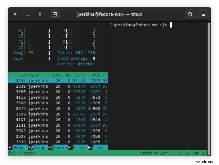 Tmux 대 화면:최고의 터미널 멀티플렉서는 어느 것입니까? 