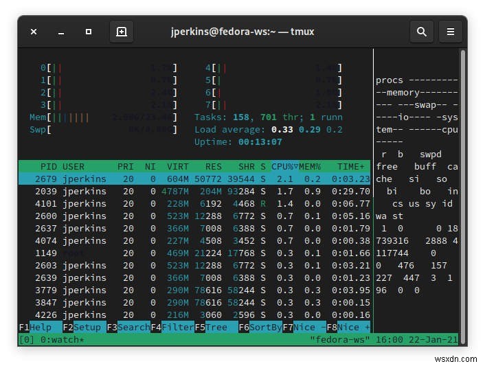 Tmux 대 화면:최고의 터미널 멀티플렉서는 어느 것입니까? 