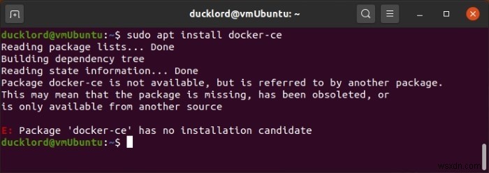 Ubuntu에서  설치 후보 없음  문제를 해결하는 방법 