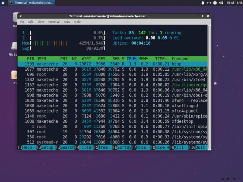 LXDE 대 XFCE:더 나은 경량 데스크탑 환경은 무엇입니까? 