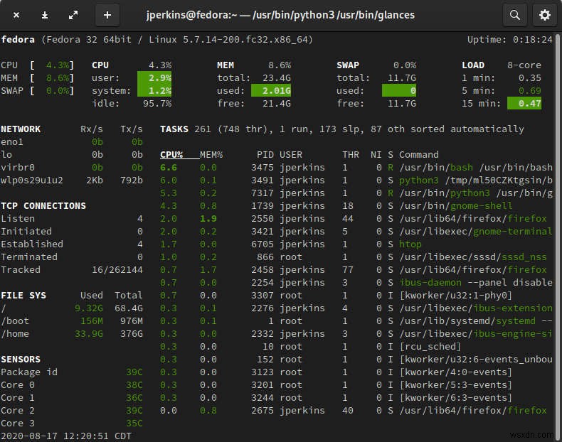 Linux에서 시스템 리소스를 확인하는 최고의 시스템 모니터 4가지 