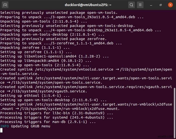 Ubuntu 20.04에서 ZFS 스냅샷을 사용하는 방법 