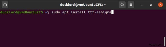 Ubuntu 20.04에서 글꼴을 설치하는 방법 