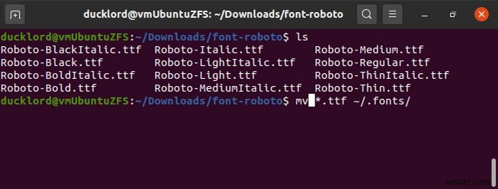 Ubuntu 20.04에서 글꼴을 설치하는 방법 