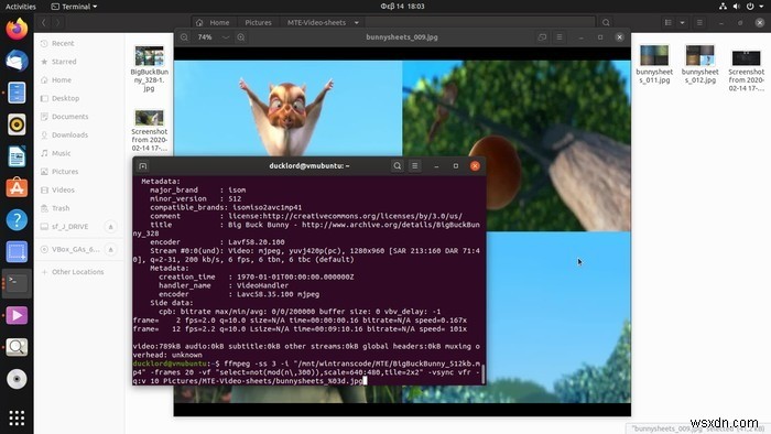 Linux에서 비디오의 썸네일 시트를 만드는 방법 
