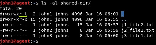 Linux에서 공유 디렉토리의 파일을 관리하기 위해 스티키 비트를 사용하는 방법 